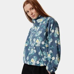 The North Face Class V Pullover Windbreaker Jacket Indigo Mushroom Size S